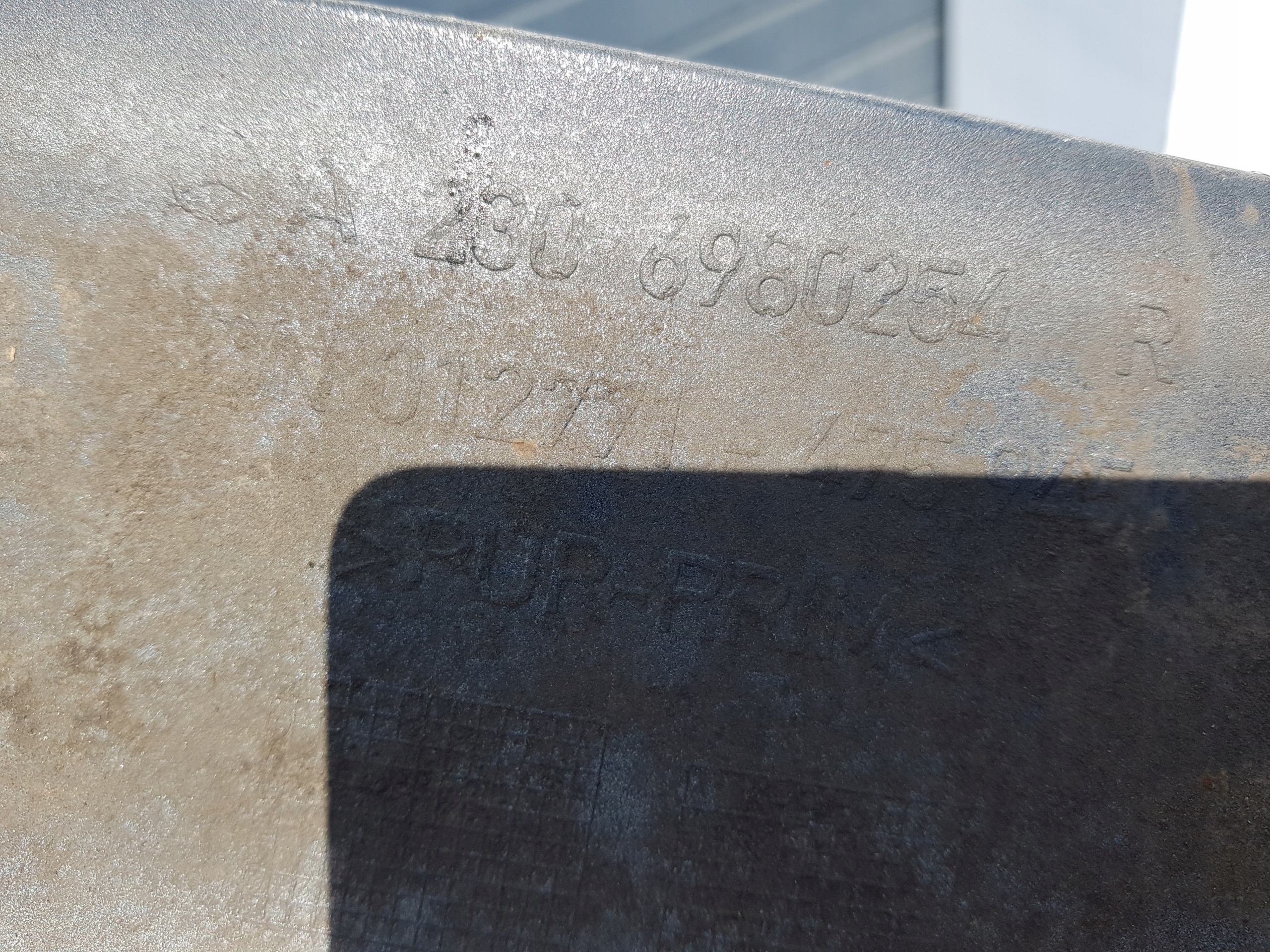 moulding threshold right MERCEDES SL R230 W230 C197 197