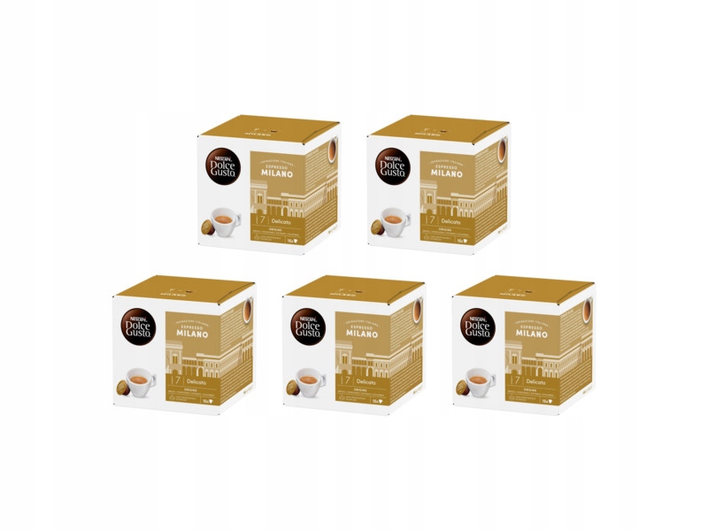 Kapsułki Nescafe Espresso Milano do ekspresu Nescafe Dolce Gusto 5x16 szt.