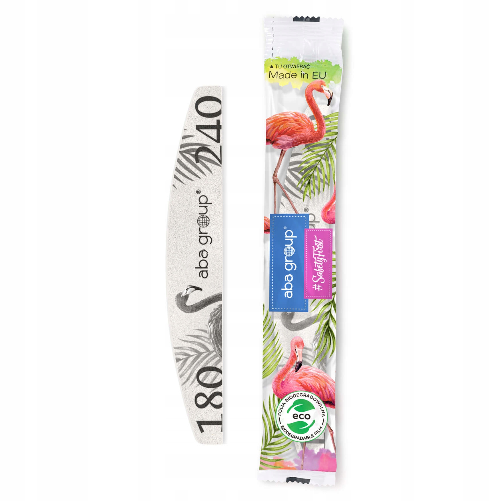 Pilnik do Paznokci Półksiężyc 180/240 Folia Aba EAN (GTIN) 5903784011239