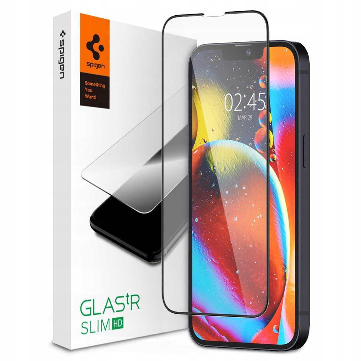 

Szkło hartowane do Iphone 13 Mini, Spigen 9H