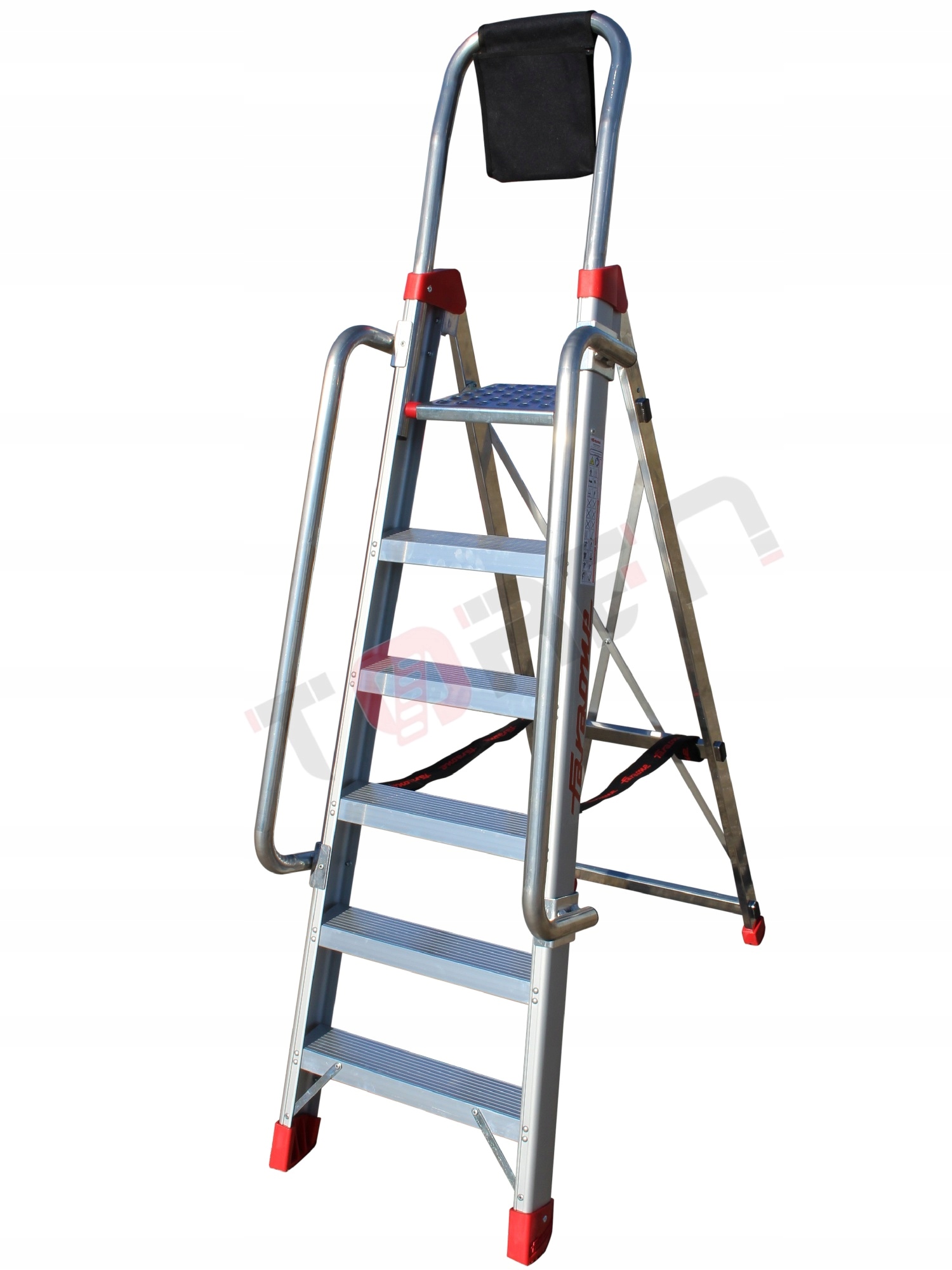 Drabina magazynowa wolnostojąca 6 stopniowa FARAONE LADY 6 - 3,13 m — 22