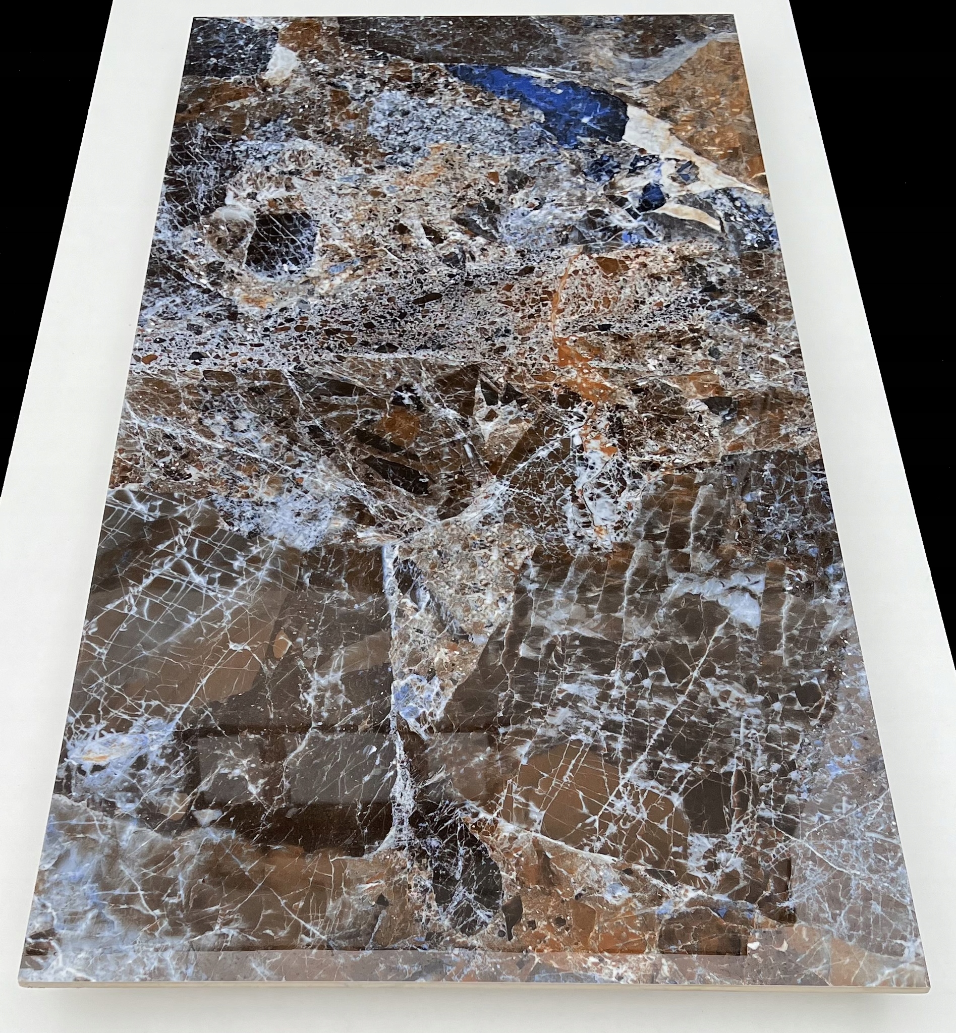 PŁYTKI GRES MARMUR LITE BLUE POLER 60x120 GAT.1 na ścianę i podłogę.