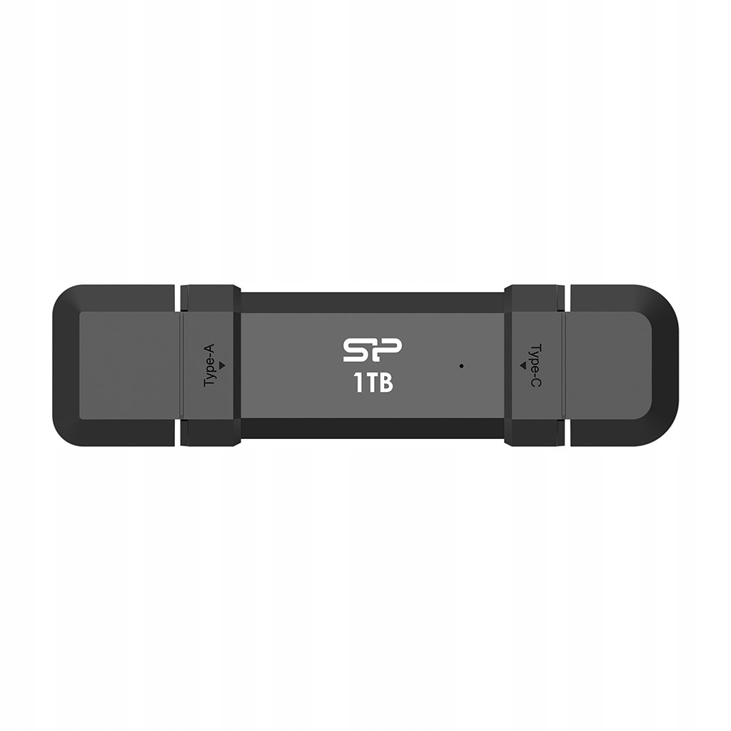 Pendrive Silicon Power DS72 1 Tb Usb-a/usb-c 1050/850 MB/s czarny