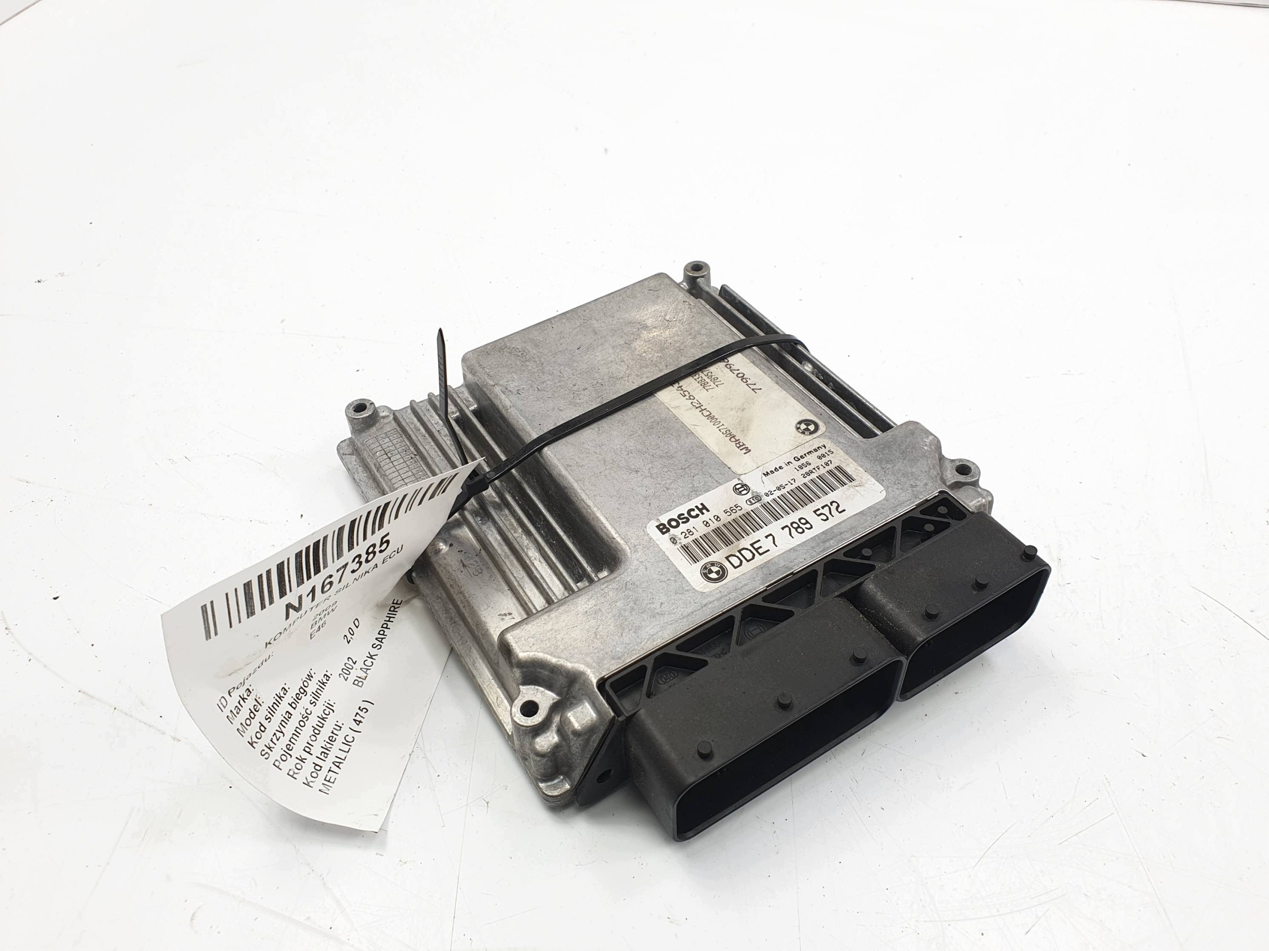 computer of the engine ECU 0281010565 BMW E46