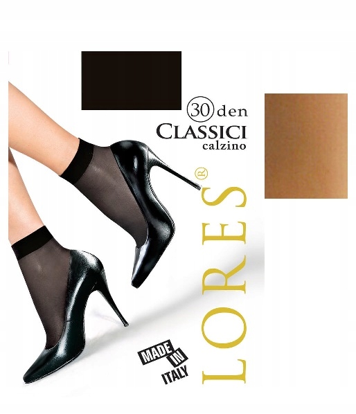 

Lores włoskie skarpetki Classici 30 den visone