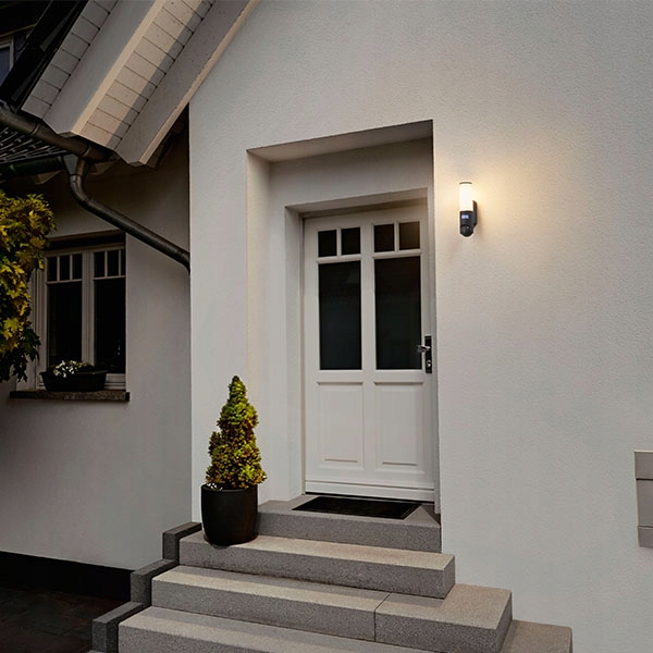 Kinkiet Ogrodowy LED CZUJNIK KAMERA WiFi LEDVANCE Kolor odcienie szarości i srebra