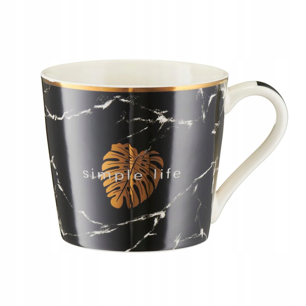 

Kubek porcelanowy 400 ml Areka Black Villa Italia