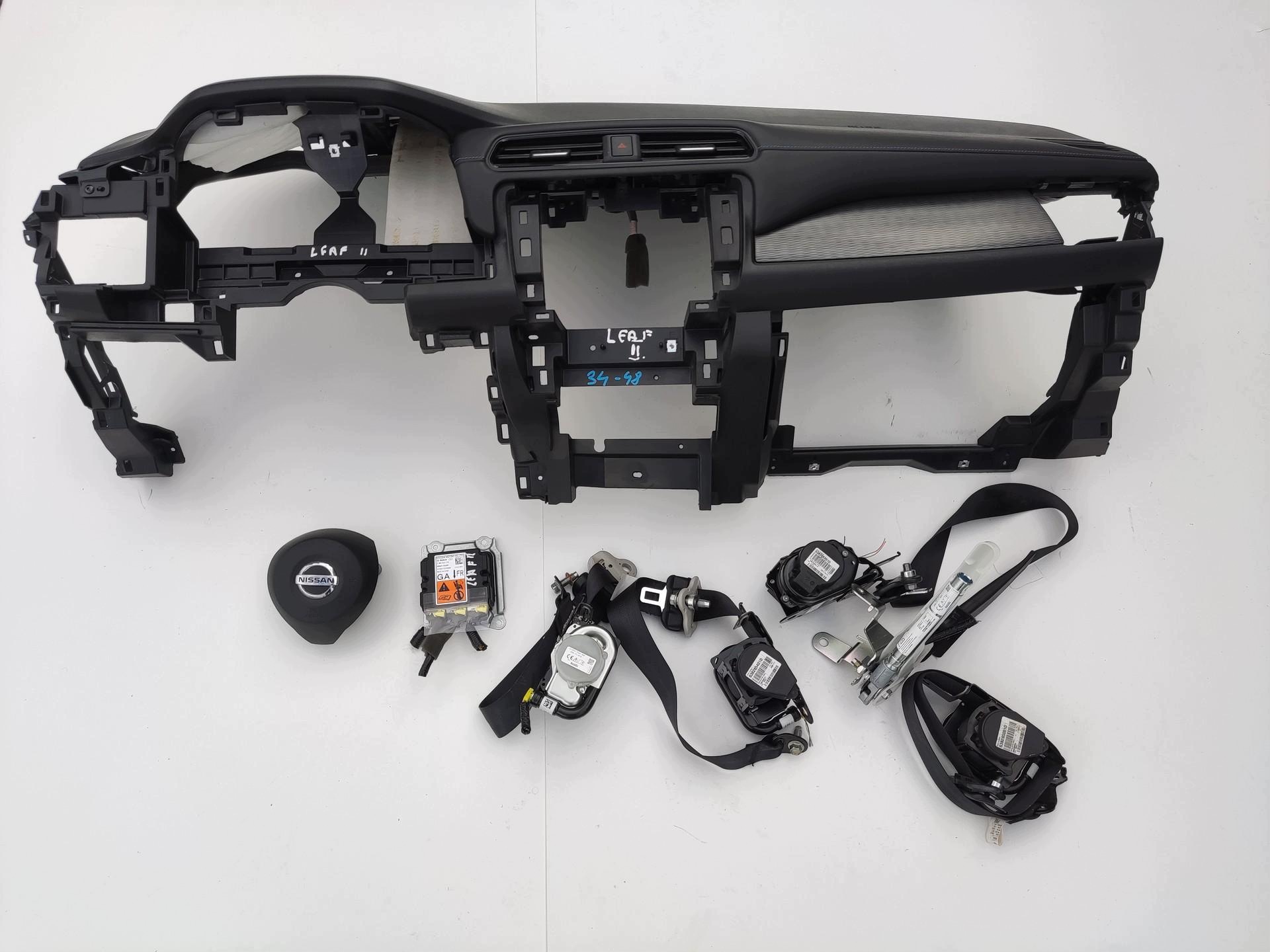 dashboard console airbag airbag tension belts SENSOR NISSAN LEAF II 2017-2022