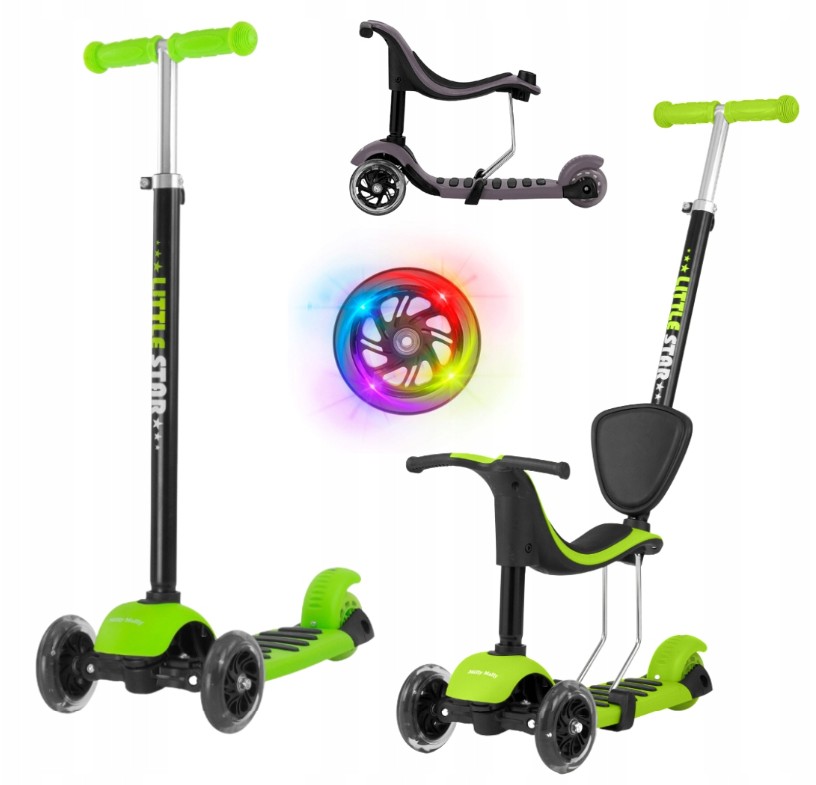 Hulajnoga trójkołowa jeździk Little Star Scoot and Ride Milly Mally