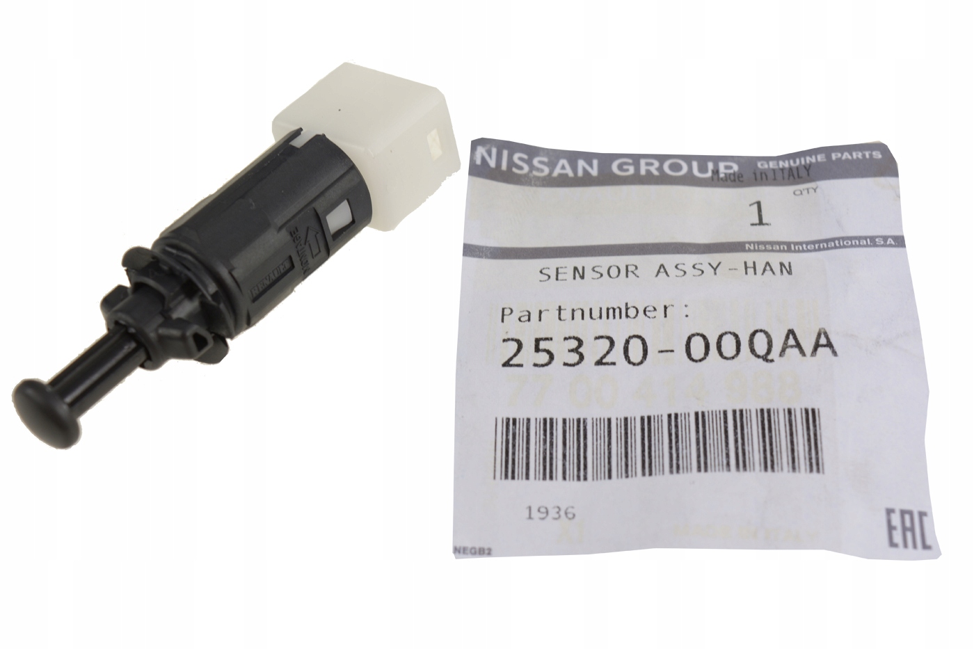 WŁĄCZNIK CZUJNIK STOP STOPU TRAFIC II VIVARO ORYG