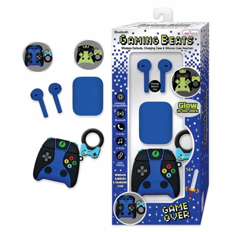 Bezdrátová sluchátka Gaming pouzdro