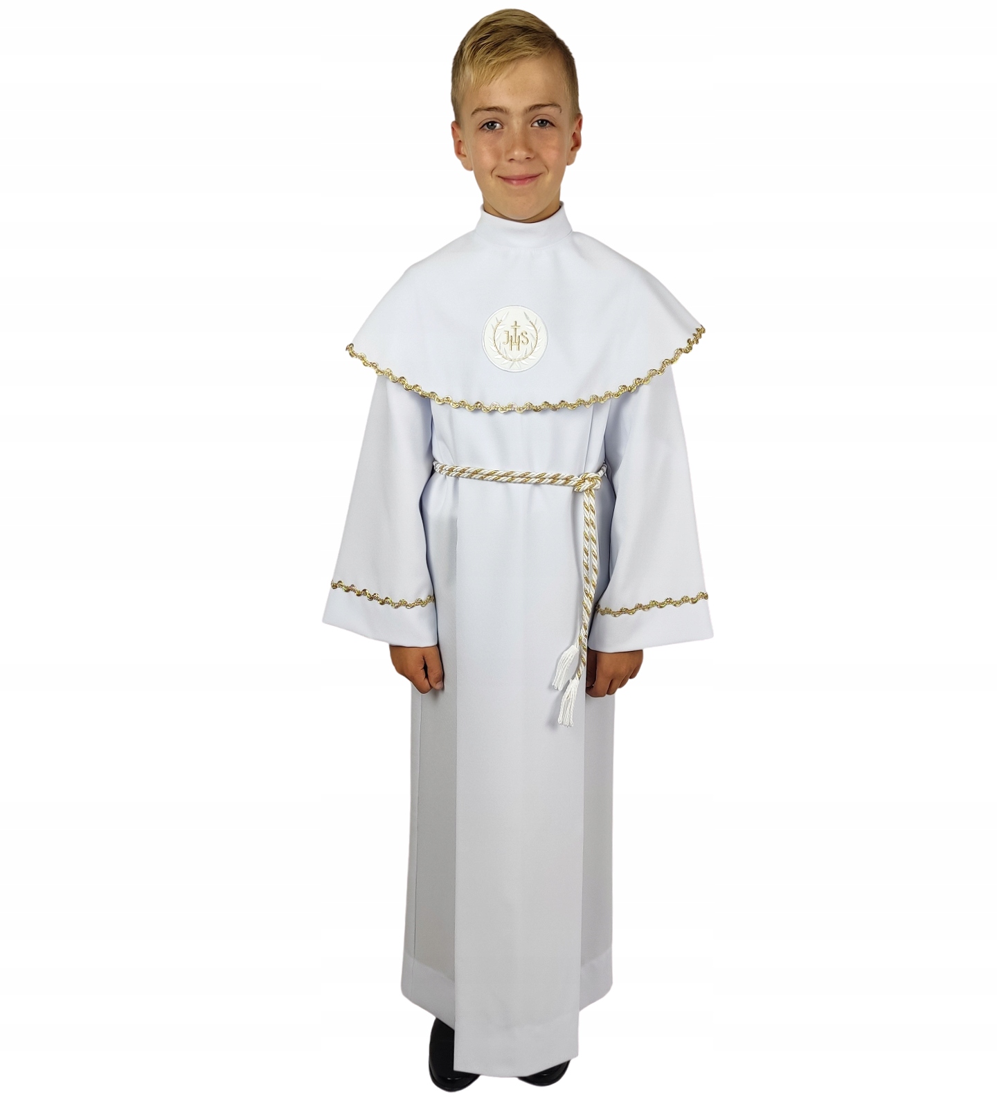 Alba komunijna - chłopiec, dziewczynka - r. 128 Marka inna