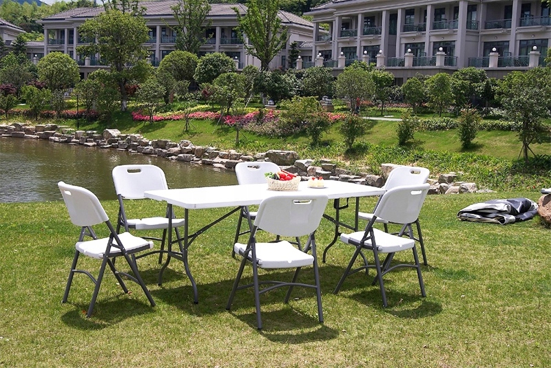 KRZESŁO CATERINGOWE SKŁADANE OGRODOWE OGRÓD BIAŁE DO OGRODU Producent VIKING