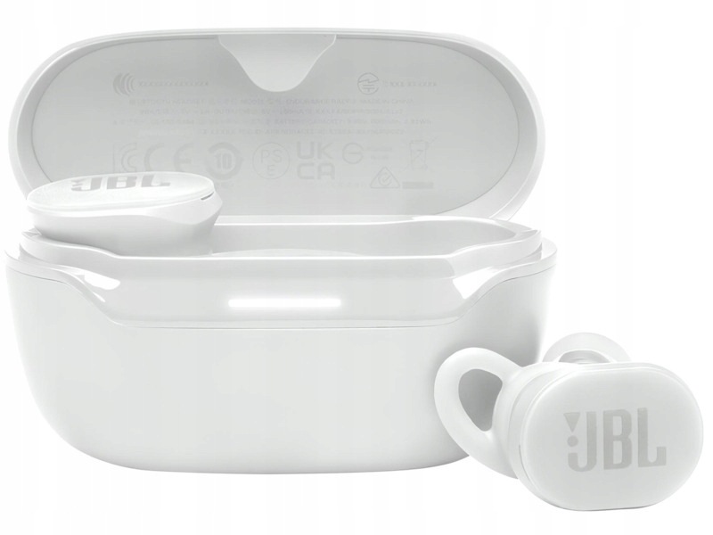 Słuchawki dokanałowe Jbl Endurance Race 2 Anc Wodoodporne Biały