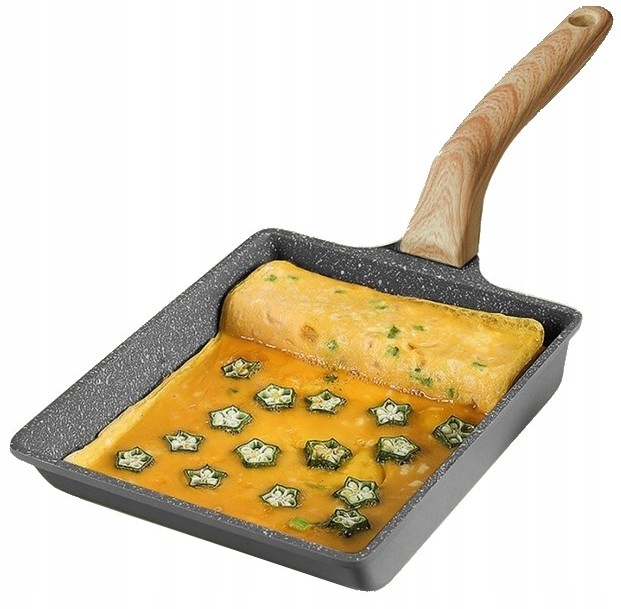 

Patelnia Tamago Omlet Sushi Prostokąt Indukcja Gaz