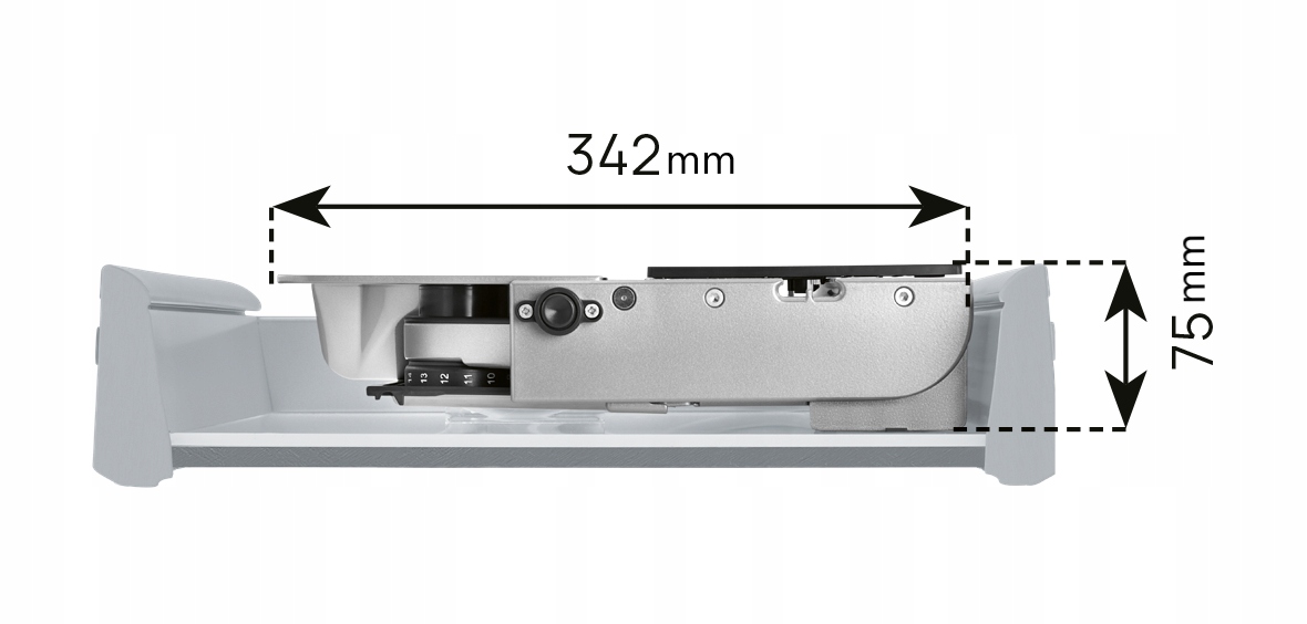 KRAJALNICA DO ZABUDOWY RITTER BFS62SR PRAWA Model BFS 62 SR