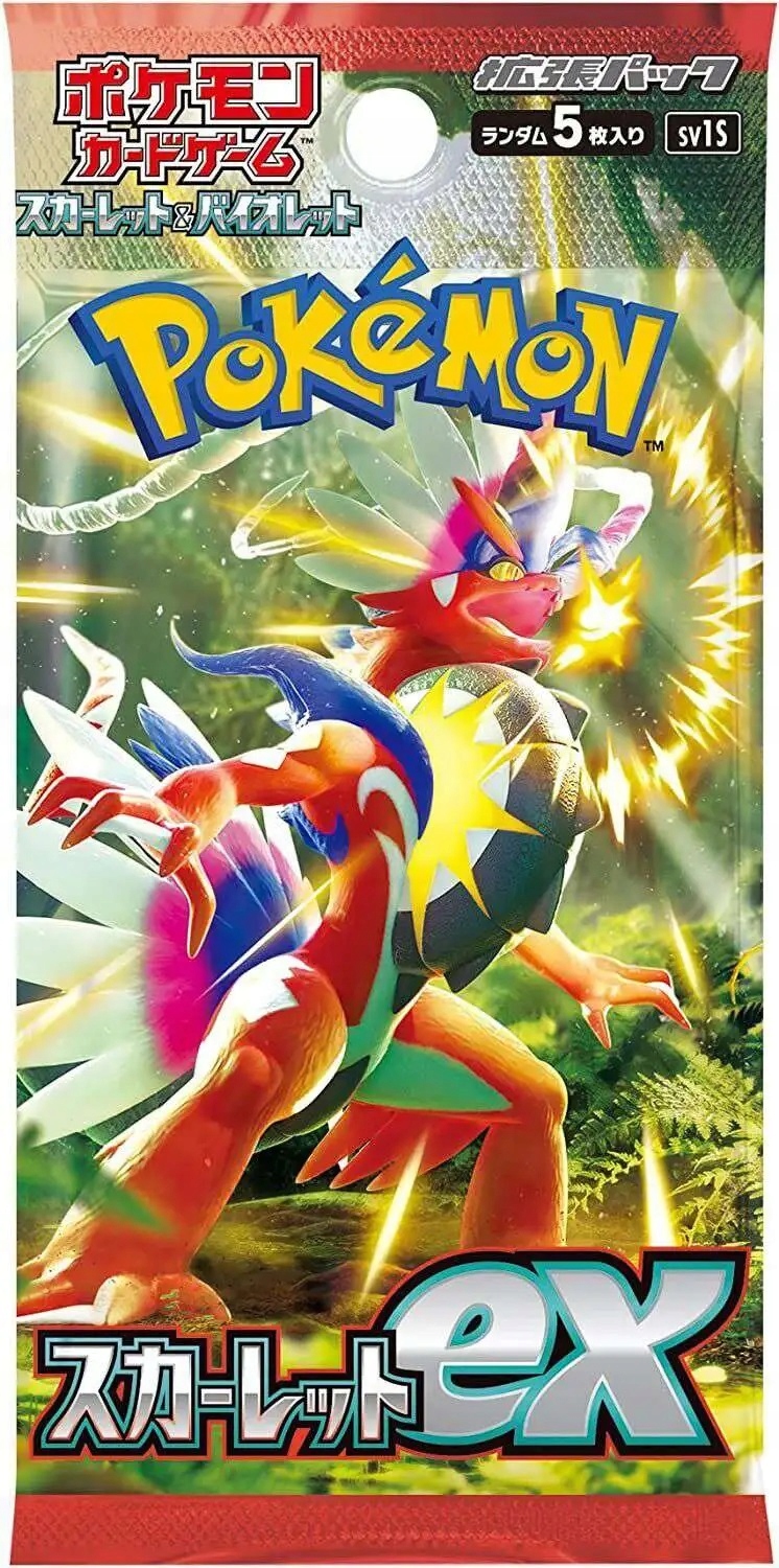 

Pokemon Tcg Scarlet Ex Booster Pack SV1S Jpn