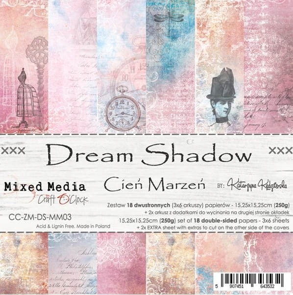 O'clock Dream Shadow zestaw Papierów 15cm