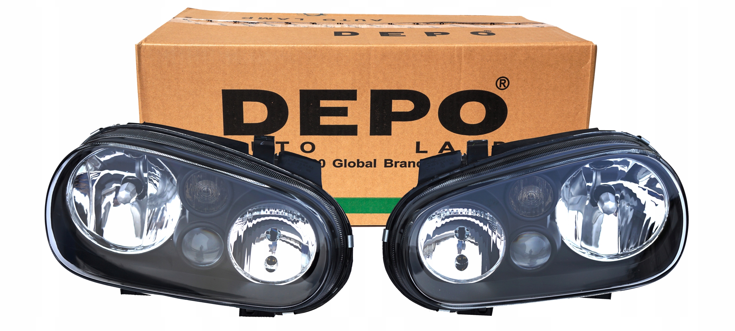 VW GOLF 4 IV MK4 LAMPY DEPO REFLEKTORY Z HALOGENEM PRZEC_CO_LPVW34 za