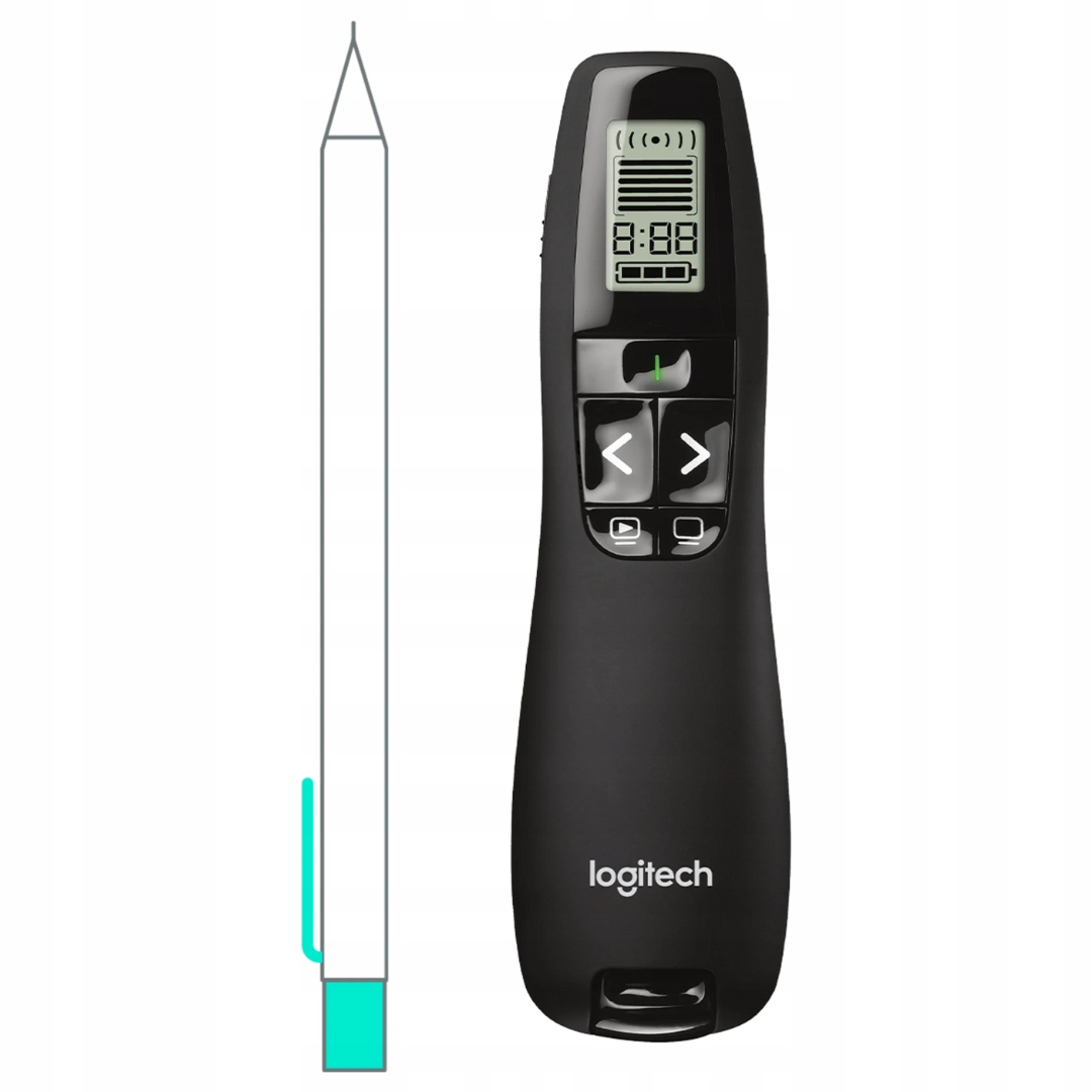 Logitech R800 Bezdrôtový laserový prezentátor na prezentáciu