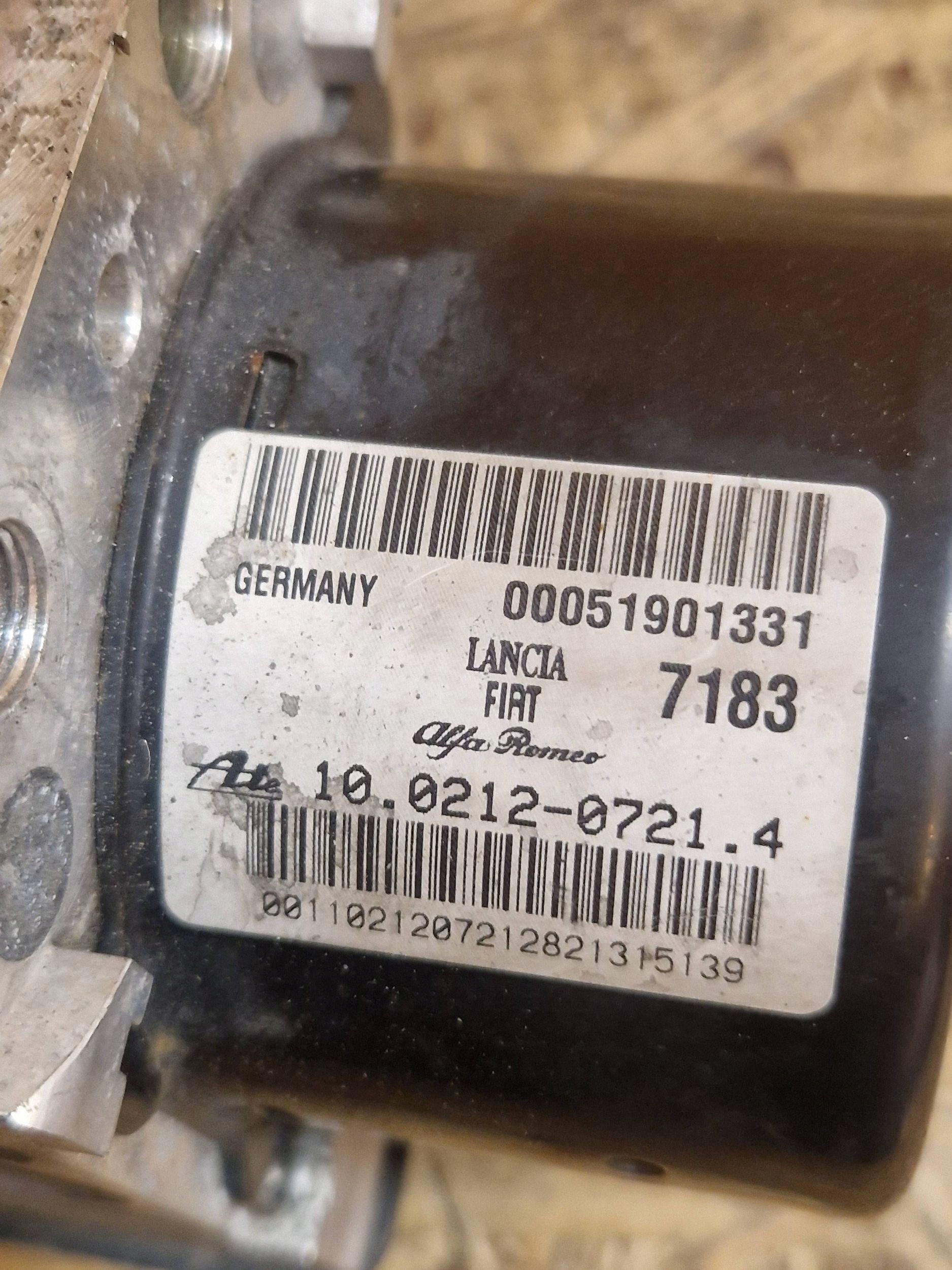 насос ABS ALFA ROMEO GIULIETTA 1.4 16V 100961-28083