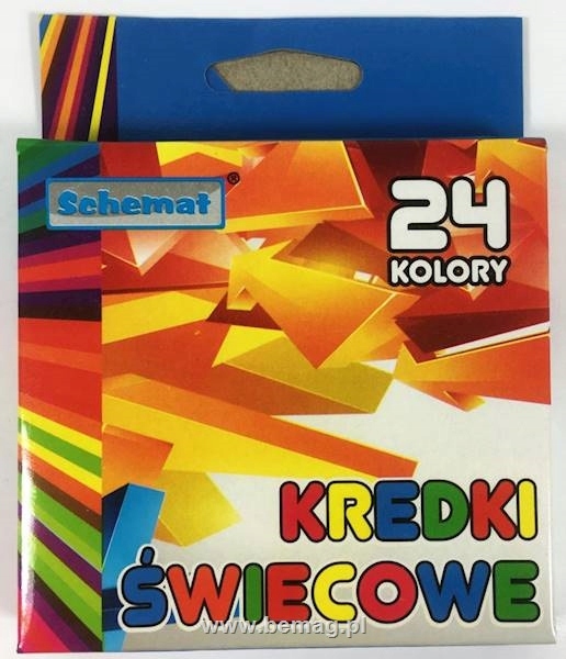 Wygodne kredki świecowe dla dzieci