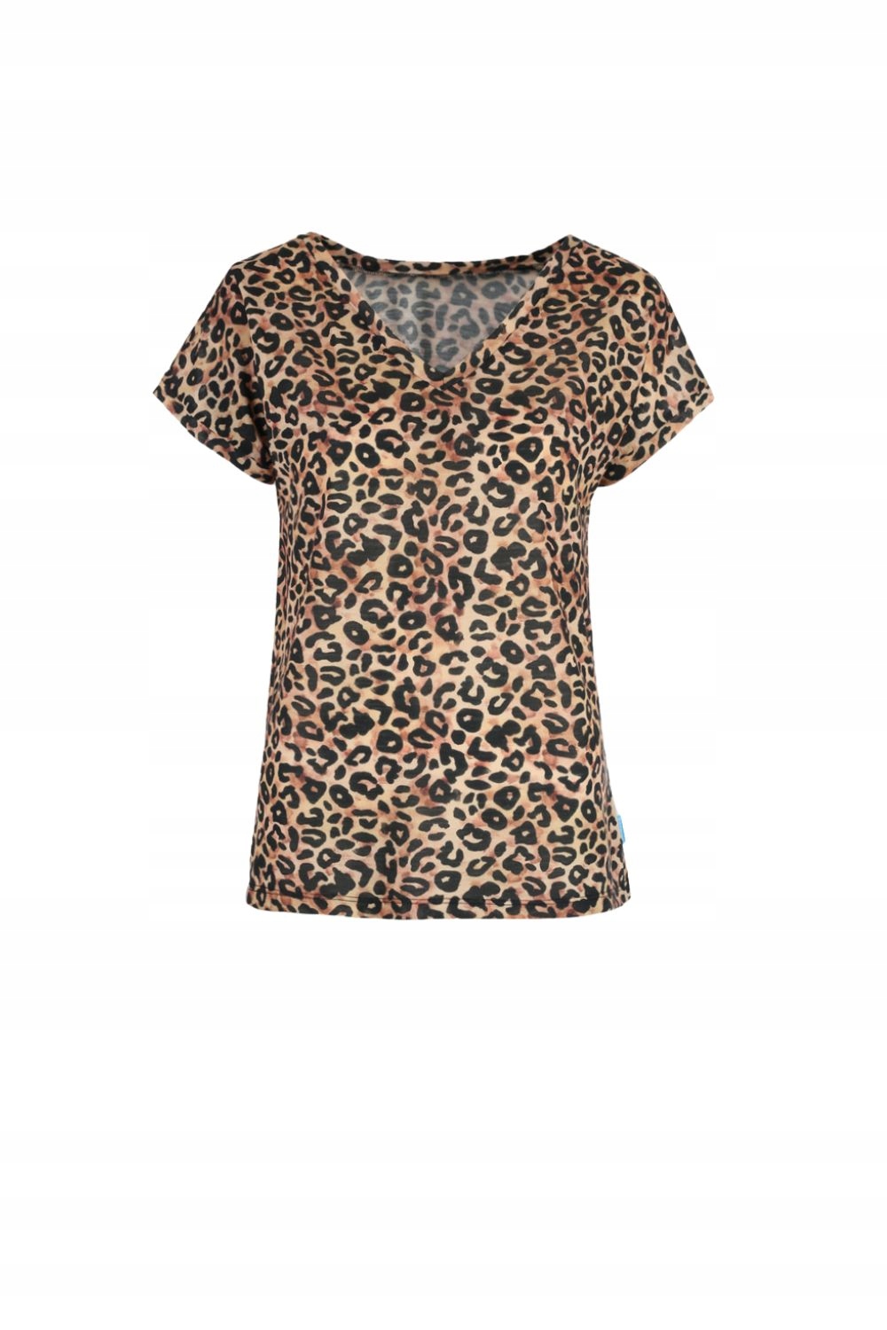 Koszulka v-neck termoaktywna 100% wełna merino lightweight panterka L