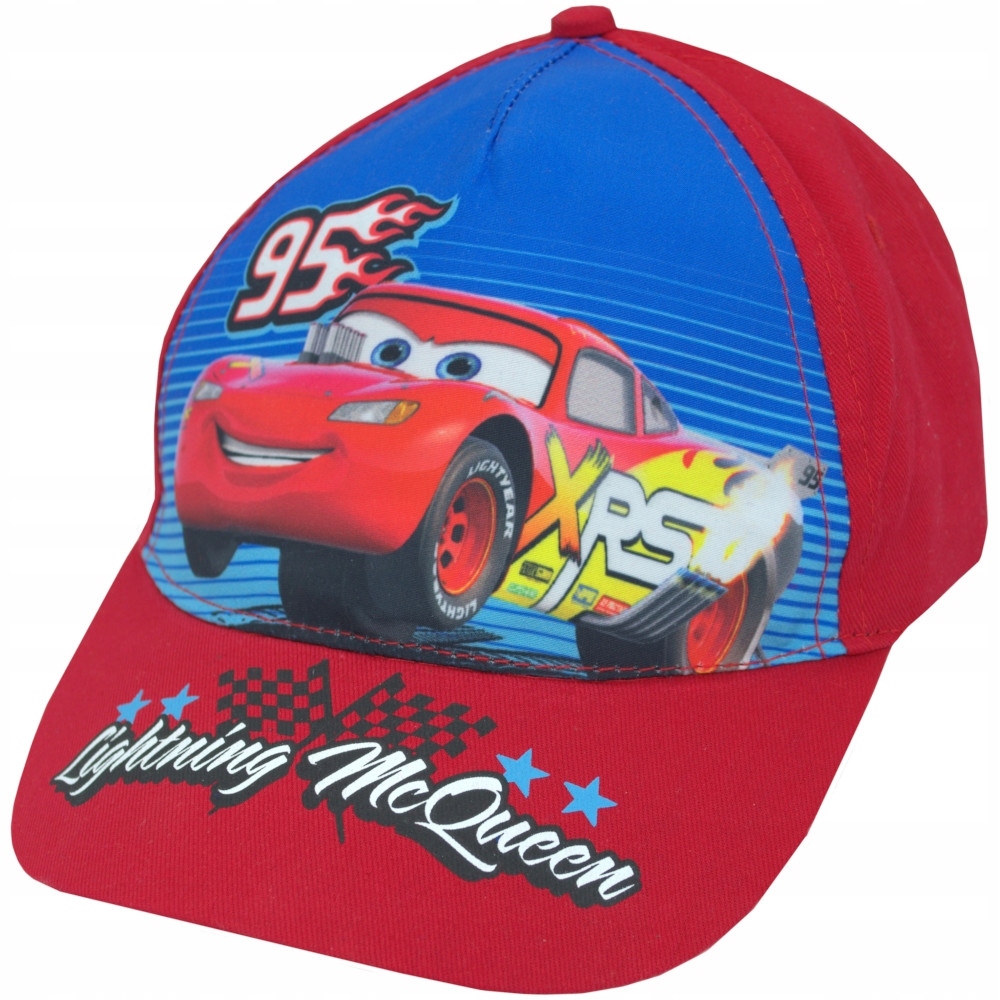 

Czapka Auta z daszkiem czerwona 54 (ob. głowy)