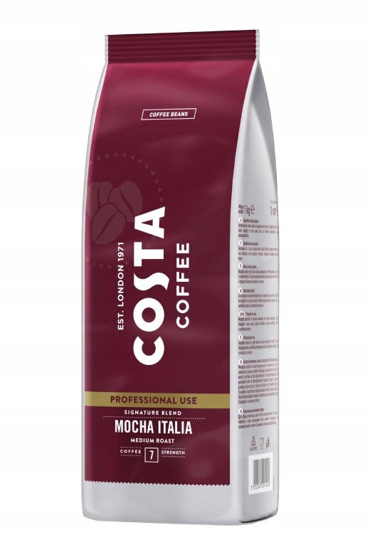 Levně Káva zrnková Costa Coffee Mocha Italia Medium Roast 1 kg