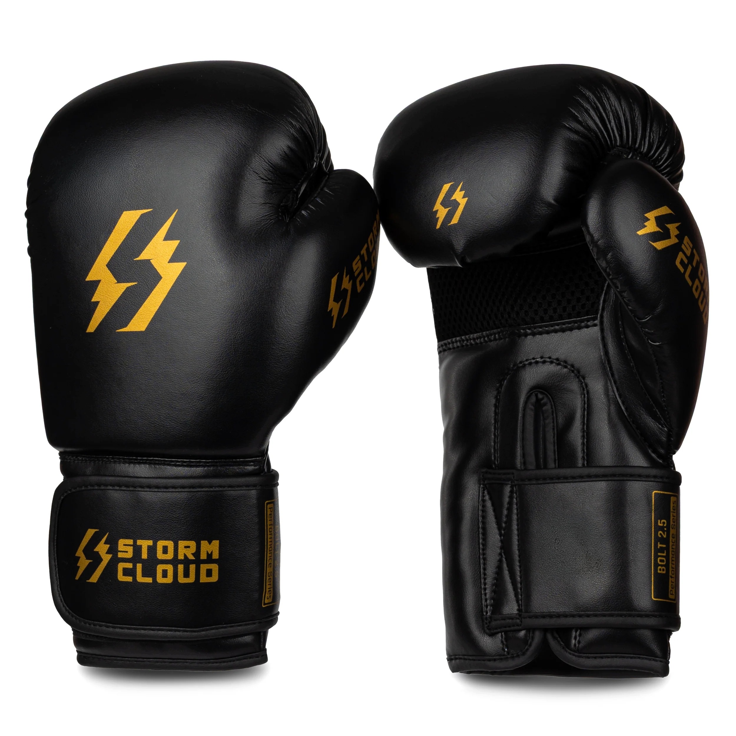 StormCloud Rękawice Bokserskie Bolt 2.5 Czarne/Złote 12 oz