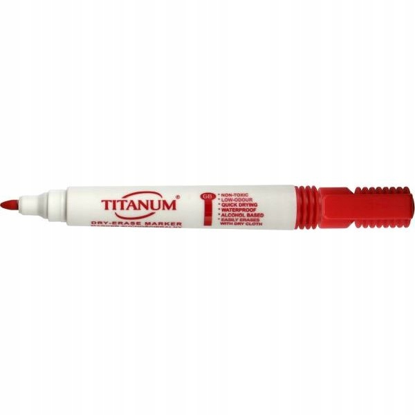 

Marker do tablic Titanum Czerwony