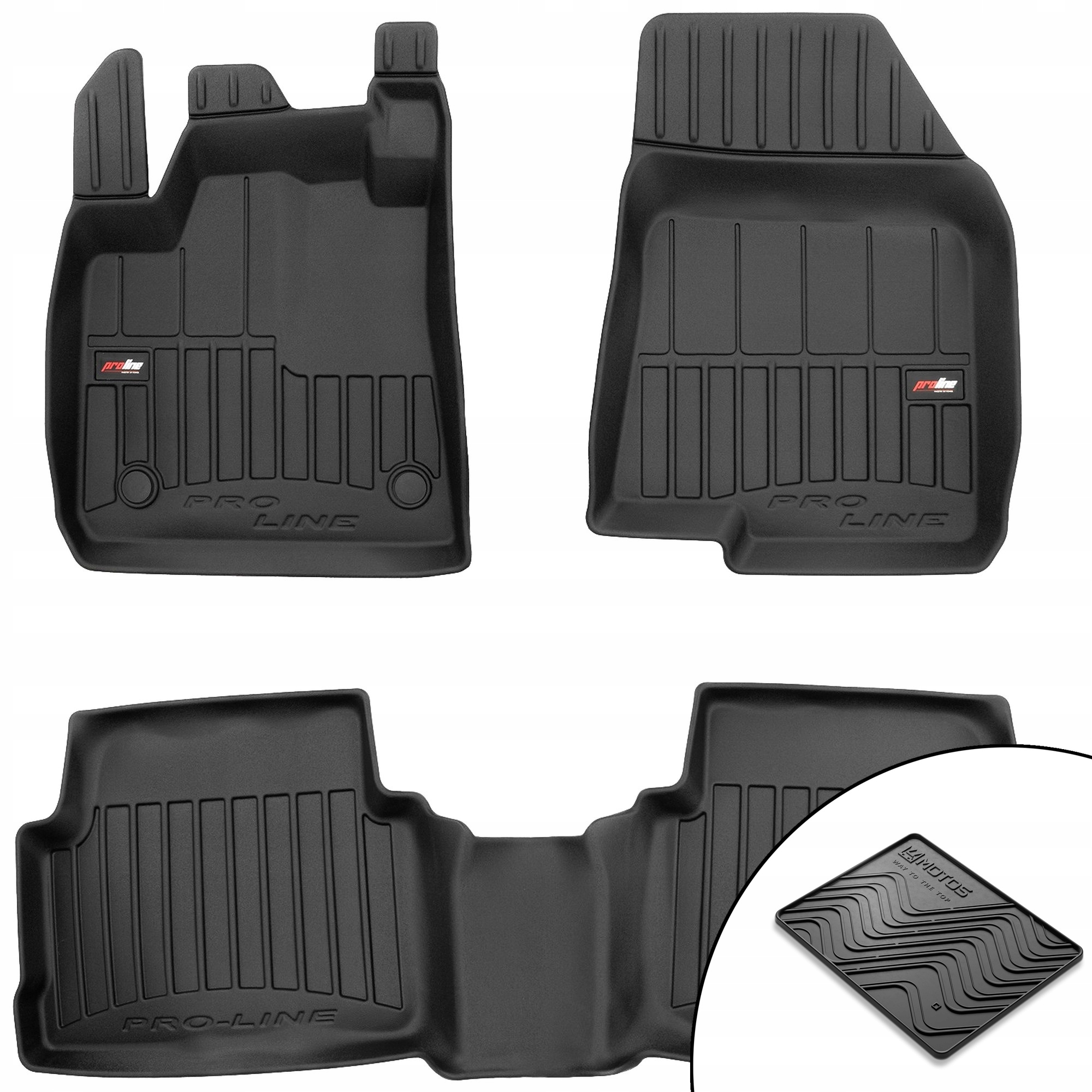 3D gumové rohože Dacia Jogger od roku 2021 rohož zdarma