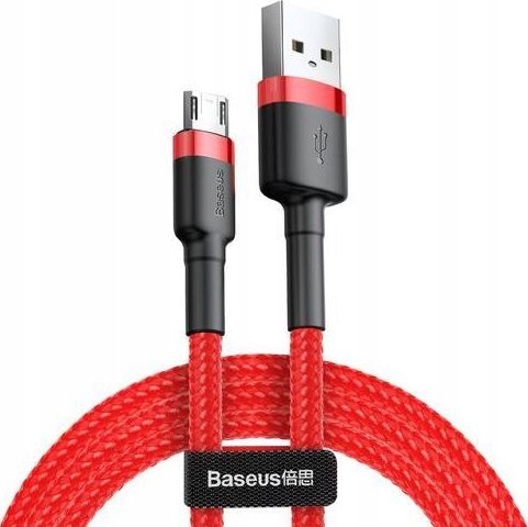 

Kabel Usb Usba microUSB 2 m Czerwony (CAMKLFC09)