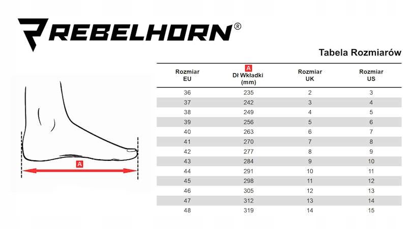 Buty turystyczne REBELHORN SCOUT AIR czarny mat 46 EAN (GTIN) 5905933015648