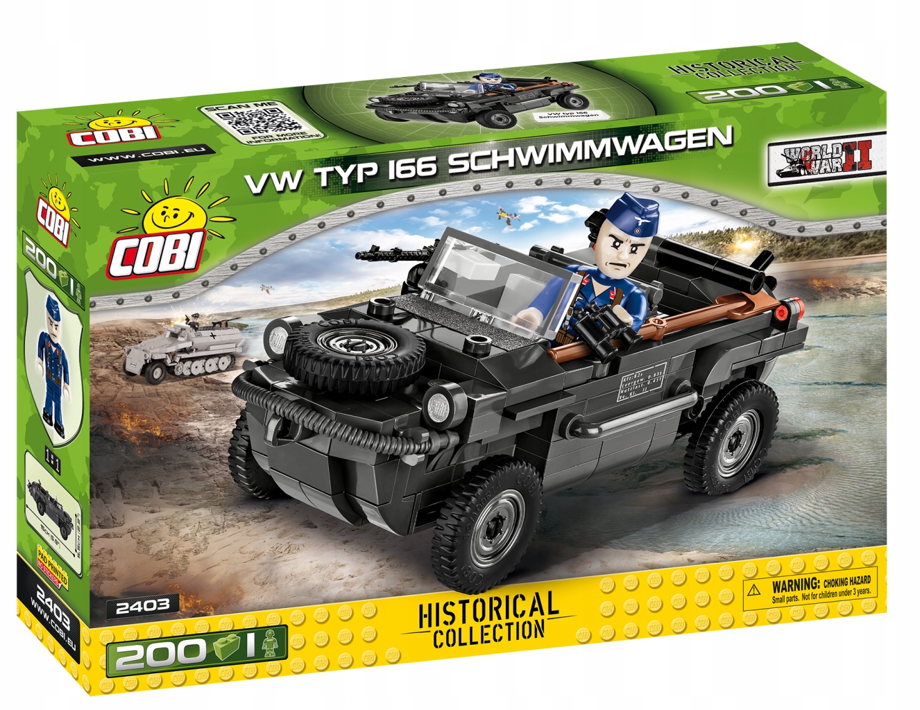 

Cobi Hc Wwii Vw Typ 166 Schwimmwagen 2403
