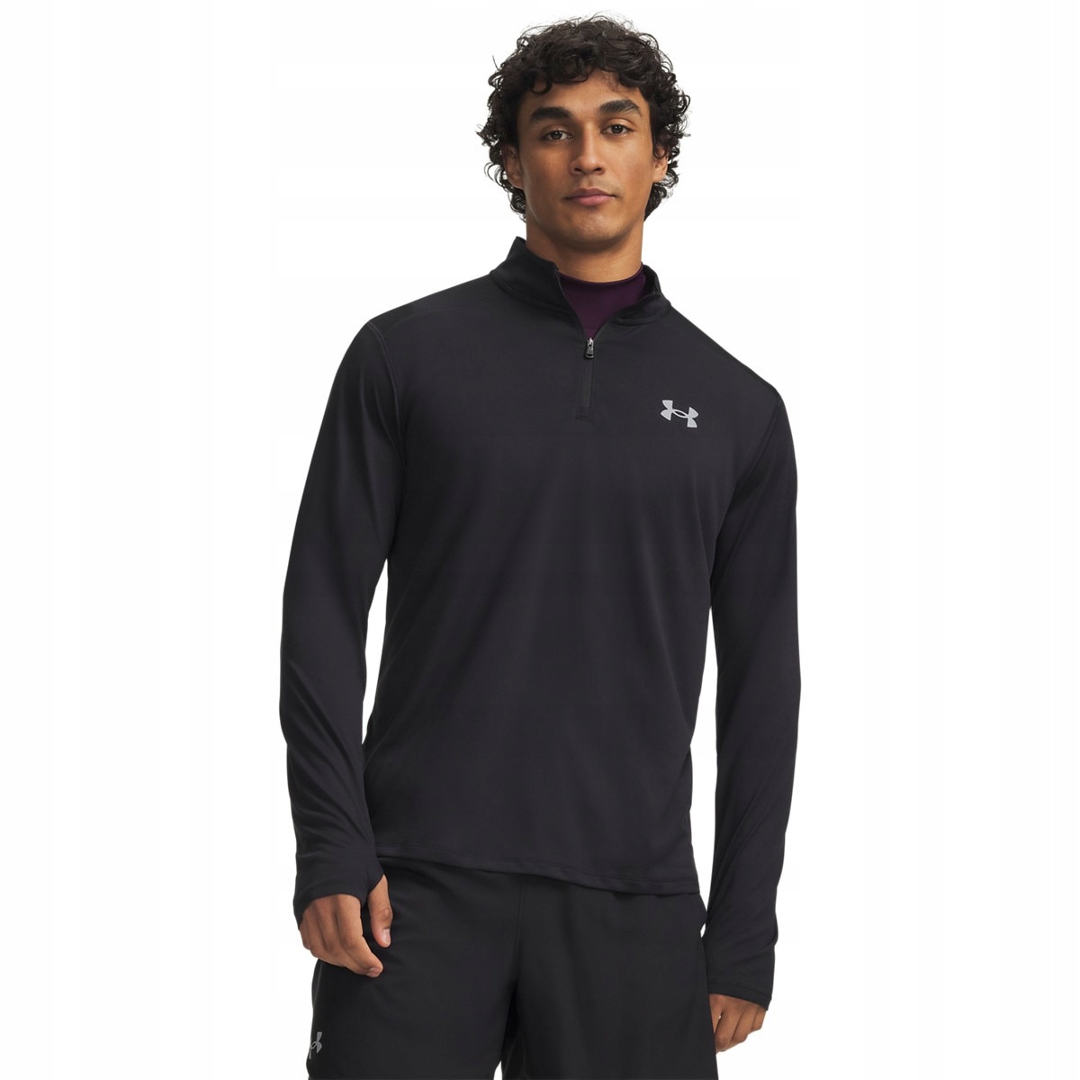 Męska bluza treningowa Under Armour Ua Tech Utility 1/4 Zip Czarny XXL