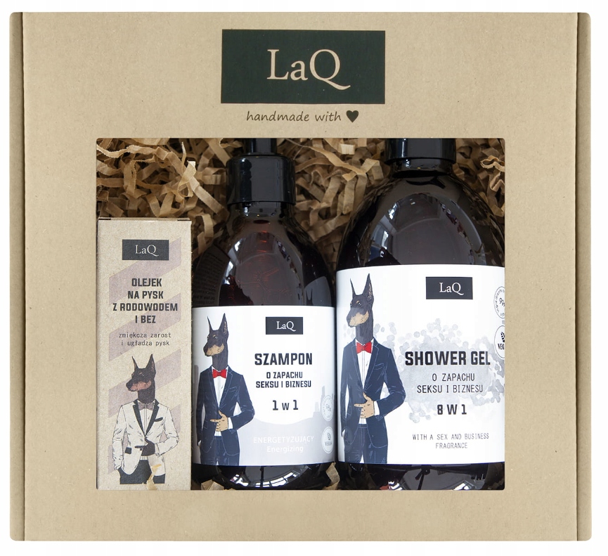ZESTAW PREZENTOWY LAQ DOBERMAN MĘSKI
