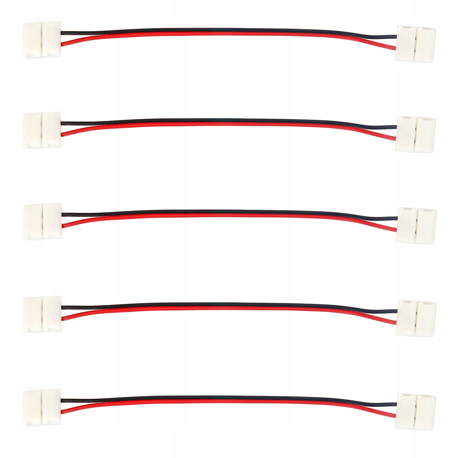 KOMPLET ZŁĄCZKA CN-08: TAŚMA LED 10MM - 5szt