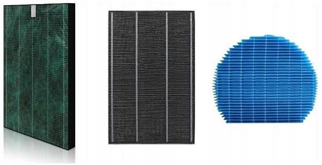 Sada Filtrů Pro Čističku Vody Sharp KC-A50EUW KC-A50EUB, Uhlíkový Hepa