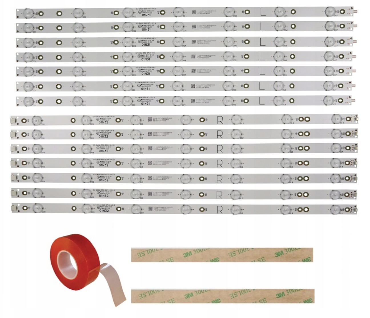Listwy Led Philips Philips 55PUS6561 55PFF5701 55PUS6501 TPT550J1-QUBN0.K