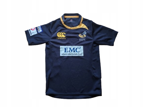 Canterbury CCC London Wasps Rugby 2010-2011 Home Black Shirt Jersey M / L