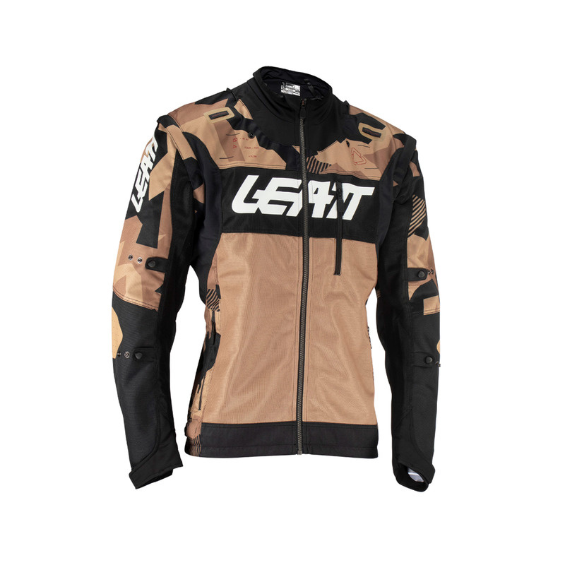 Textilná Motocyklová Bunda Leatt Moto 4.5 X-flow Stone M