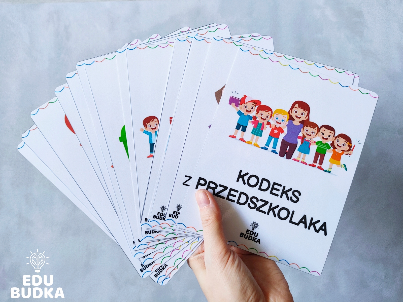 KODEKS PRZEDSZKOLAKA 15 plansz A5 z zasadami zachowania dla dzieci Rodzaj materiały dla nauczyciela