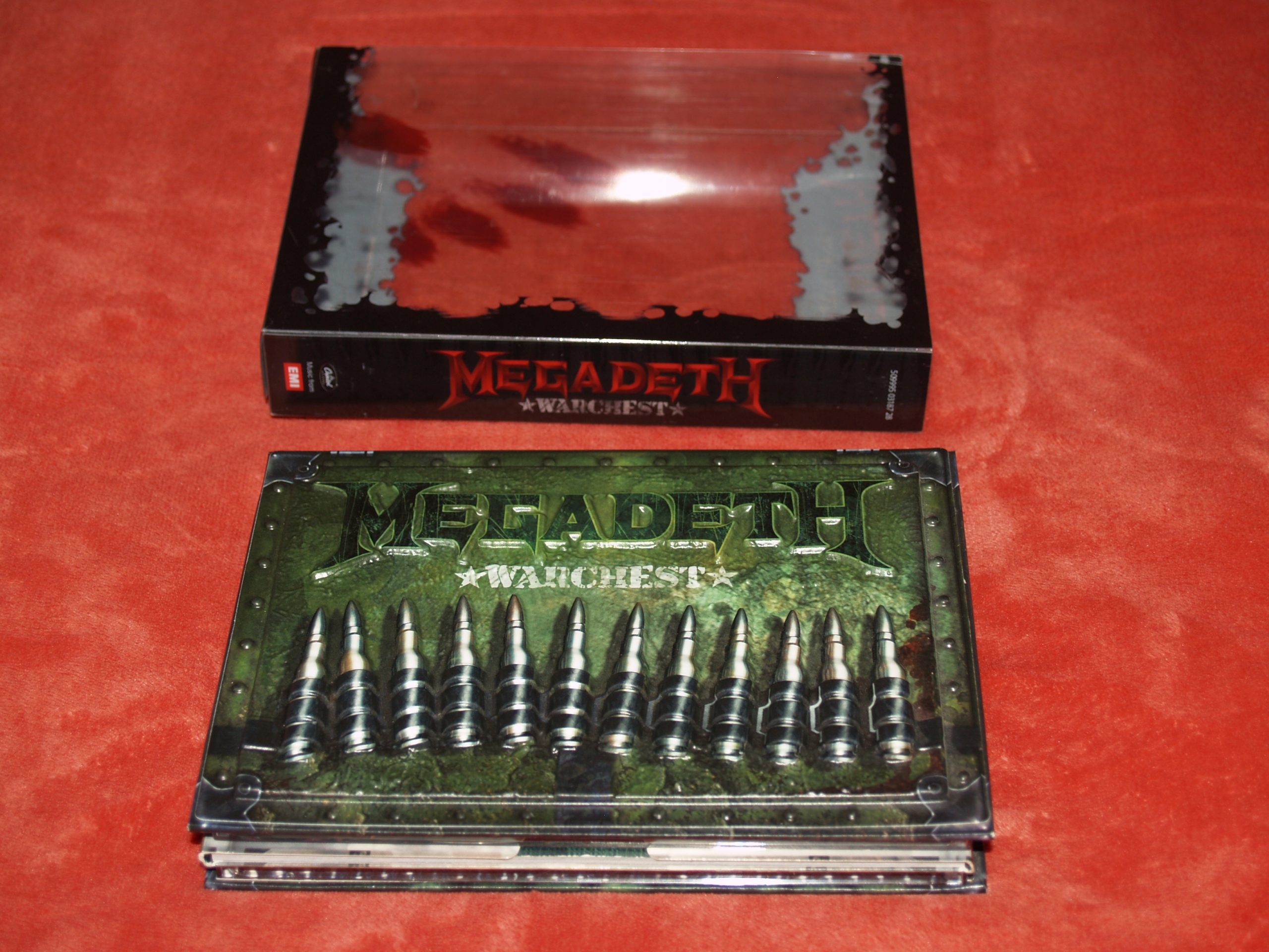 MEGADETH WARCHEST 4CD+DVD BOX SET 2007 SLIPCASE 17793861024