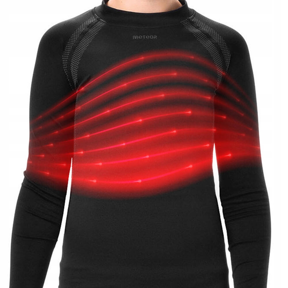 Dziecięca Bielizna Termoaktywna dla Dzieci Komplet Góra Dół METEOR 158-164 Właściwości płaskie szwy