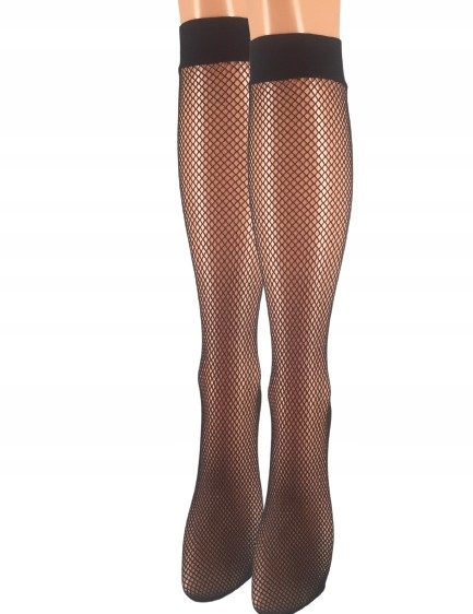 

Podkolanówki kabaretki małe oczka włoskie czarne