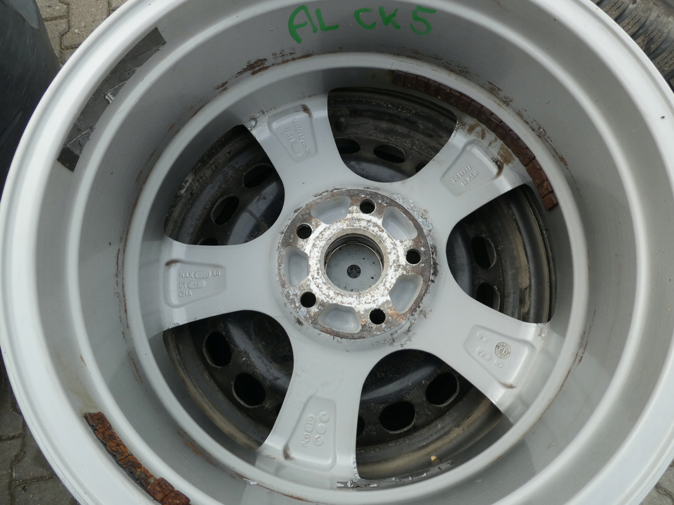 4X discs aluminium disc VW KBA 48205 5X112