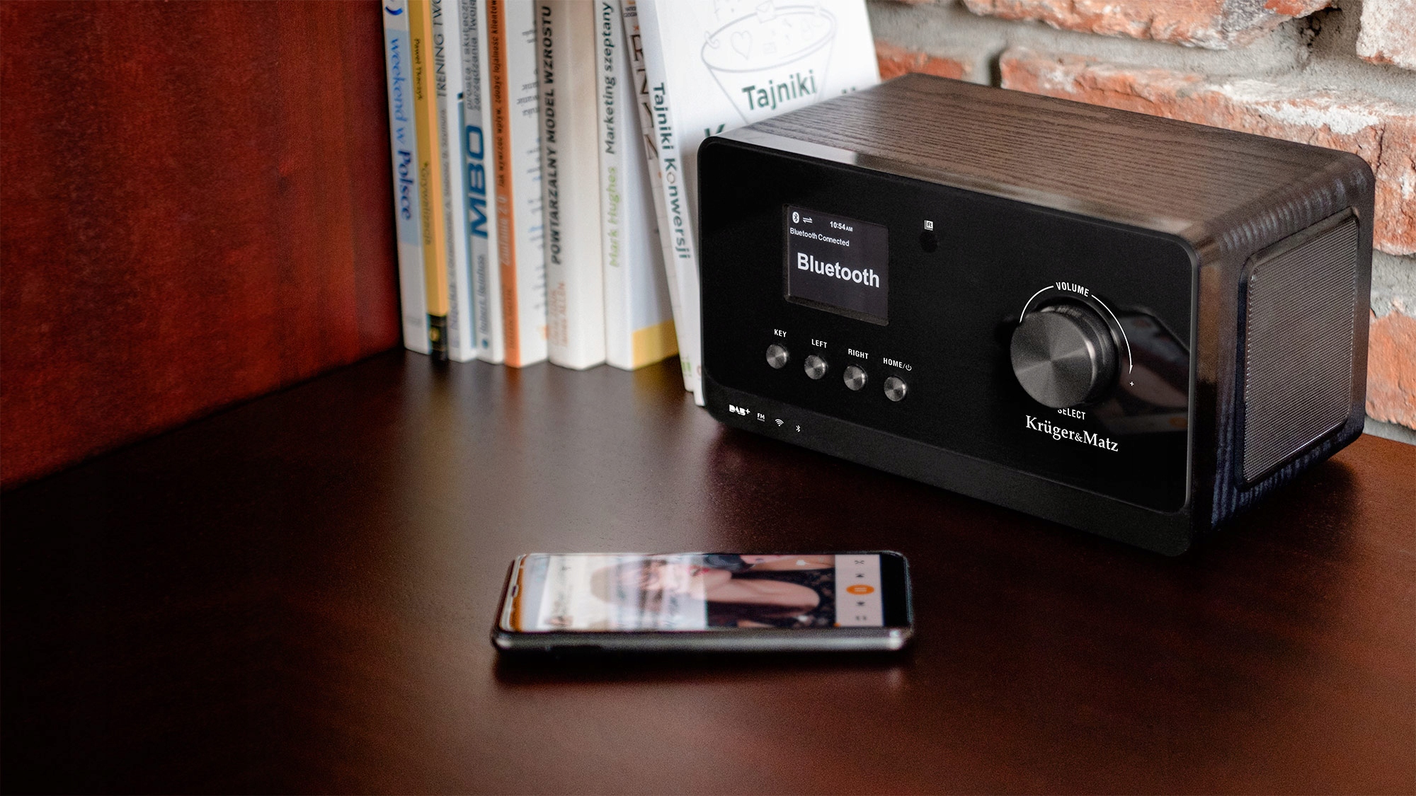 RADIO INTERNETOWE KUCHENNE WIFI BT FM DAB + Waga produktu z opakowaniem jednostkowym 2 kg