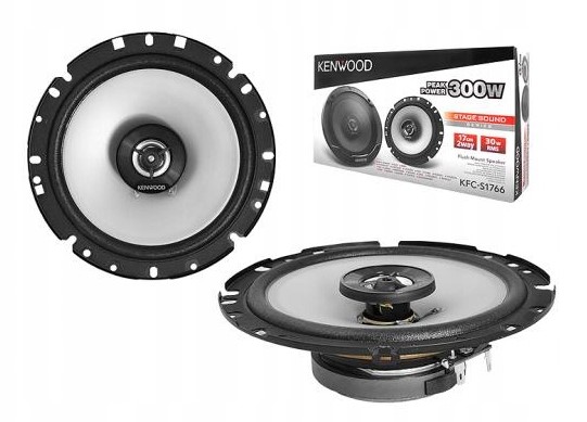 

165mm Kenwood KFC-S1766 Moc 300W Głośniki 2-WAY