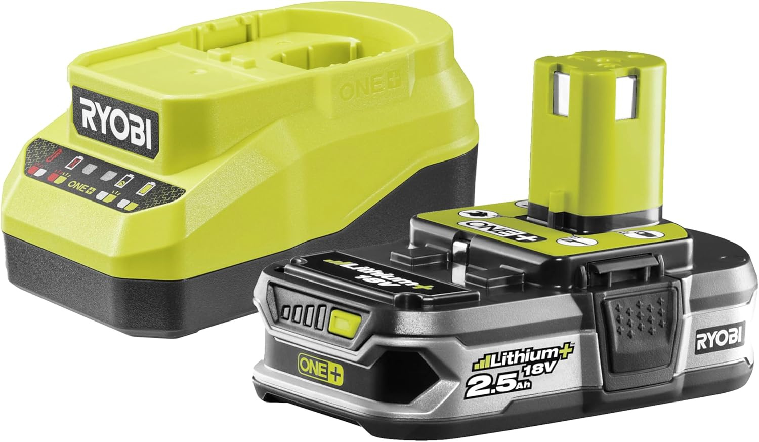 Sada Akumulátor RB1825 2,5 Ah 18V One+ Nabíječka 2A Ryobi RC18120A-125